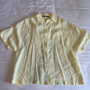 Zara Butter Yellow Shirt